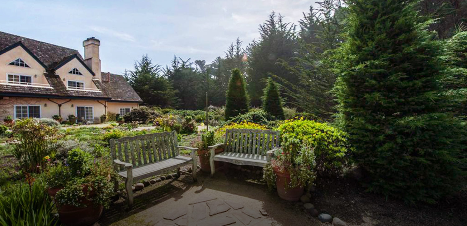 Relax in our lush gardens